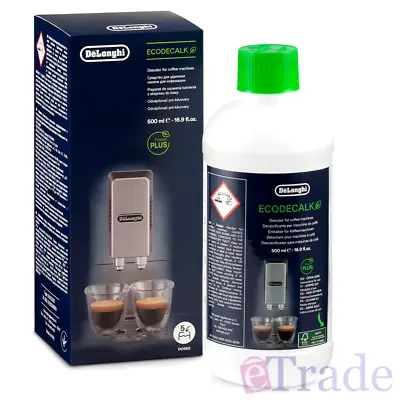 DeLonghi Descaler EcoDecalk Cleaner Espresso Coffee Machine In 500ml Liquid • $28.90