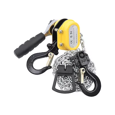 1/2Ton G80 Mini Lever Chain Hoist Ratchet Type Come Along Puller Highly Portable • $52.36