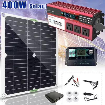 4000W Solar Panel Kit Solar Power Inverter Generator Charger Maintainer System • $56.98