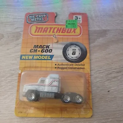 Matchbox 1/64 Diecast New Model White Mack CH-600 • $8