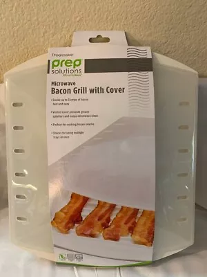 Prep Solutions Microwave Bacon Grill With Cover New • $5.99