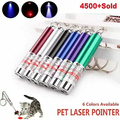 Mini Cat Dog Pet Toy Red Laser Light LED Pointer Pen Lazer Interactive Training  • $7.49