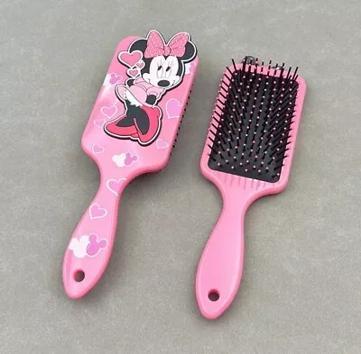 Disney Minnie Mouse Mickey Hair Brush Cartoon Gift Kawai Hello Kids • £9.99