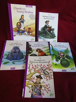 K-12 Classics For Young Readers 6 Book Lot American Lives And Legends • $20