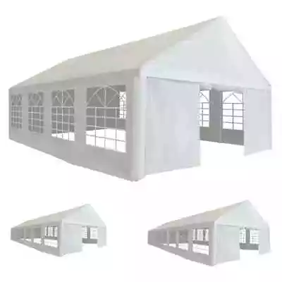 Party Tent Outdoor Canopy Tent Patio Gazebo Marquee Beach Shelter White VidaXL • $736.99