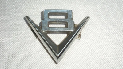 $25 • Buy 1950's V8 Emblem Badge FORD Car Truck Marked KAY On Backside Fender Hood Rat Rod