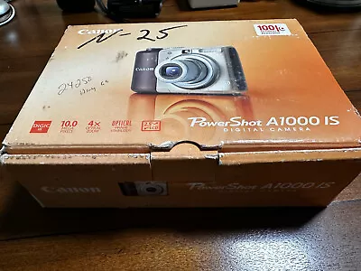 Canon Powershot A1000 IS 10.0mp Digital Camera In Box Very Lightly Used • $41