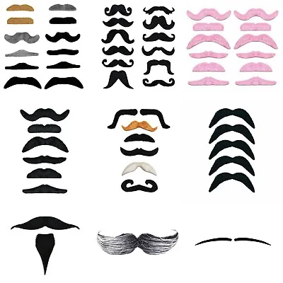 Self-Adhesive Fancy Dress Moustaches Mexican Pencil Artist Halloween Costume • £2.99