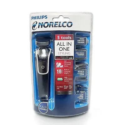 Philips Norelco Multigroom 3100 Grooming Kit Waterproof Electric Shaver QG3330 • $58.85