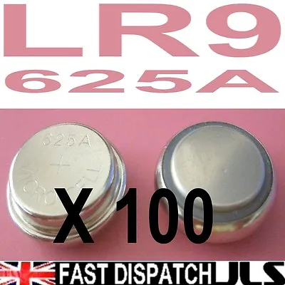 100 X LR9 PX625A V625 PX625 PX13 M20 1.5v Alkaline Batteries  • £19.95