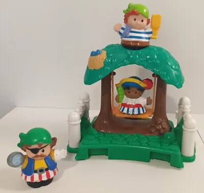 Fisher Price Little People Discovery Village Replacement Tree Swing + 3 Pirates • $38