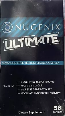 Nugenix Ultimate Advanced Total Testosterone Booster 56 Tablets Exp 09/25 • $30