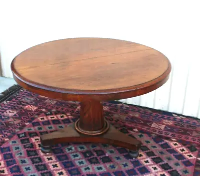 French Antique Mahogany Flip Top Table / Kitchen Table Circa 1880 • $2750