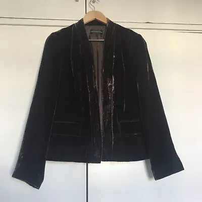£15 • Buy M&S Limited Collection Crushed Velvet Jacket Size 14