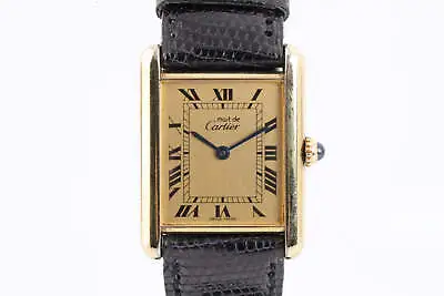 Cartier Must De Cartier 590005 Vermeil Ladies Watch • $1750