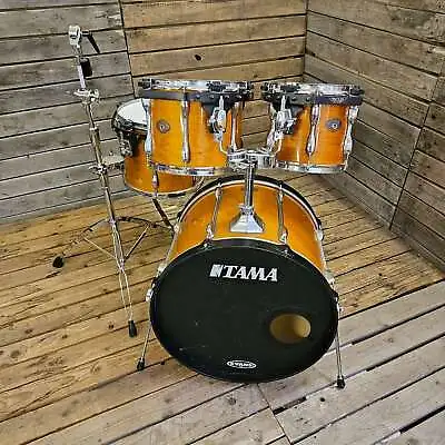 Drum Kit Acoustic Tama Rockstar Natural Amber USED! RKSTR140224 • £359.99