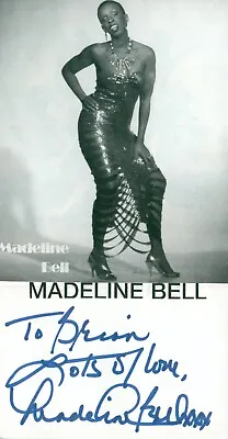 Madeline Bell - Signed Autograph • £9.49
