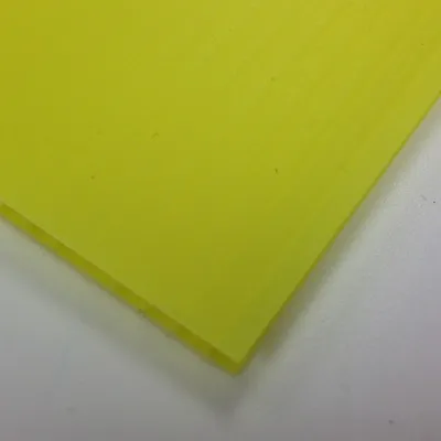 4mm Yellow Correx Fluted Corrugated Plastic Sheet 9 SIZES TO CHOOSE • £8.99