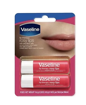 Vaseline Rosy Lip Therapy Stick  Lip  Balm - 2PK • $9