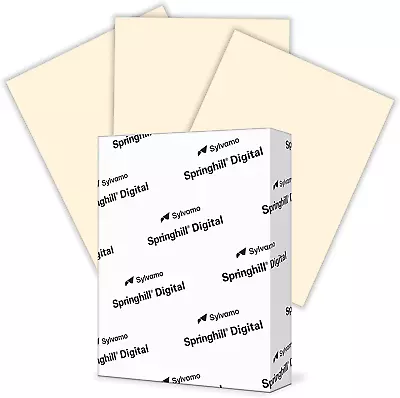 Springhill 8.5” X 11” Ivory Colored Cardstock Paper 67Lb Vellum Bristol 147Gsm • $26.37