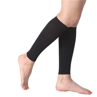Compression Socks Men Women Calf Sleeve Grade-II Support Varicose Anti Fatigue • £19.57