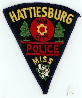 Mississippi Ms Hattiesburg Police Nice Patch Sheriff Old Backing • $4.99