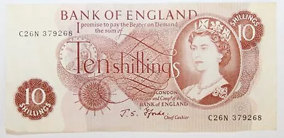 1961 - 1967 Series C 10 Shilling Bank Note Very Fine Condition O'Brien To Fforde • £4.75