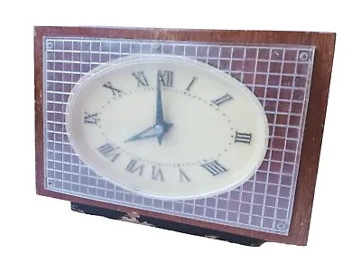 Mechanical Desk Clock Mayak Majak Vintage 60s Soviet Ukraine USSR Collectible • $41.60