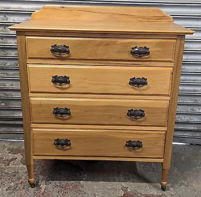 Edwardian Satinwood Chest Of 4 Drawers  • £329