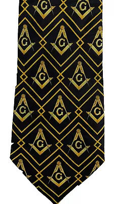 Steven Harris Men's Masonic Necktie Mason Neck Tie Stock 21 • $17.99