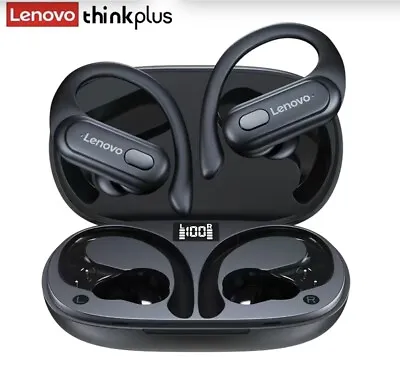 $9 • Buy Lenovo Wireless Earphones Sport Gym Earbuds With Mic Sweatproof