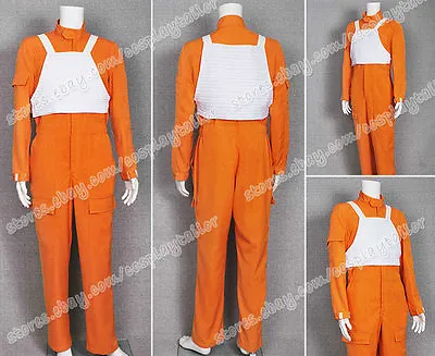Star Wars Cosplay X-Wing Pilot Costume Uniform Orange Jumpsuit Vest High Quality • $80.83