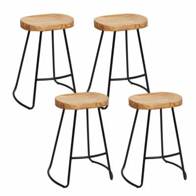 $259.21 • Buy Artiss 4x Vintage Tractor Bar Stools Retro Bar Stool Industrial Chairs Set 65cm