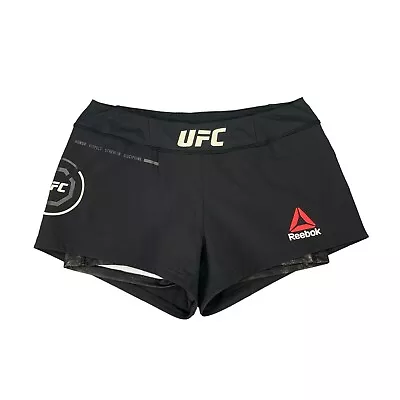 Reebok UFC Fight Night Short Womens 28 Inner Lined MMA Jiu Jitsu Boxing Training • $21.20