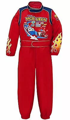 New Retired Disney Store Cars Halloween Racing Jumpsuit Costume Size L   • $39.99