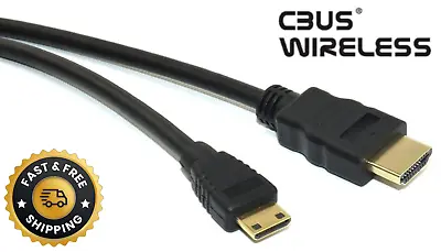 10ft HDMI To Mini HDMI-C Video Cable For Canon VIXIA HF G50 HF G40 HF G21 XF405 • $9.89