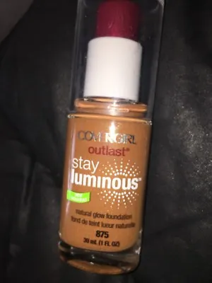 CoverGirl Outlast Stay Luminous Liquid Foundation 875 Soft Sable • £6.65