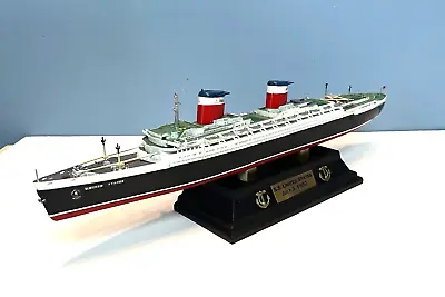 Rare Model Ocean Liner S.S. United States 19” Cruise Ship Vintage Passenger Ship • $295