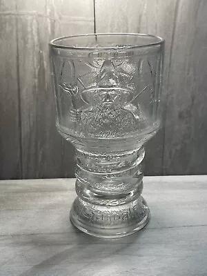 Burger King Gandalf The Wizard Lord Of The Rings Collectors Glass Goblet 2001 • £16.14