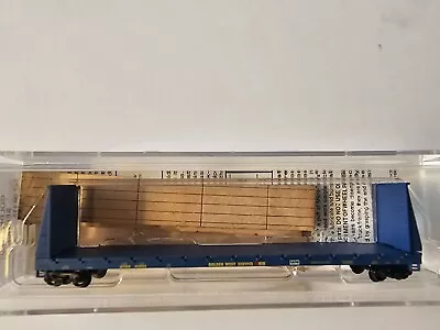 Z Scale Micro-Trains MTL 52700112 Golden West Flat Bulkhead Flat Car With Load.  • $26