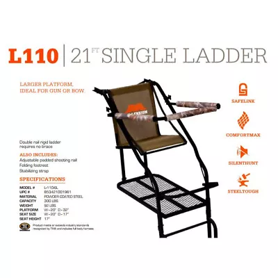 Millennium 21' Single Ladder Stand With Double-Size Platform  • $599.99