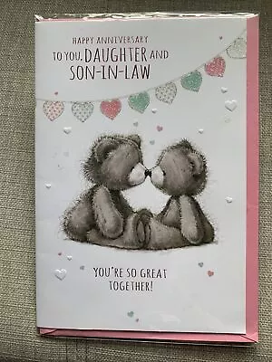 Wedding Anniversary Card Daughter And Son In Law • £2.35