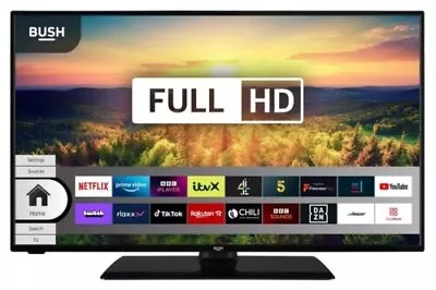 Bush 40 Inch Smart DLED40FHDS FHD HDR LED Freeview TV NO STAND COLLECTION ONLY • £94.99