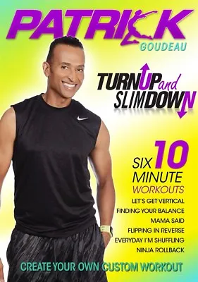 Patrick Goudeau Turn Up And Slim Down Exercise Dvd New Sealed Workout Fitness • $19.99