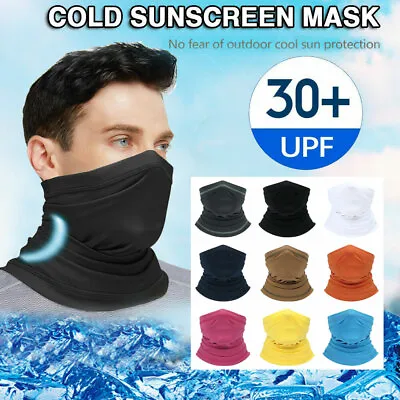UV Protection Neck Gaiter Cooling Face Mask Scarf Breathable Bandana Balaclava • $4.89