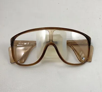 $28.77 • Buy Vintage Willson Spectra Hipster Aviator Safety Glasses, Caramel Frame, Clear Z87