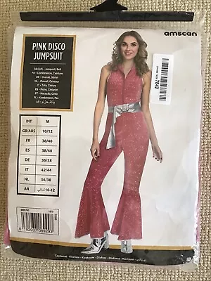 Adult Ladies 70s 80s Fancy Dress Jumpsuit-Retro Disco ABBA Hen Night • £10