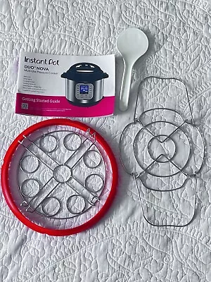 Instant Pot 6 QT Accessories. Egg Steamer Trivet Scoop Extra Seal Ring Manual • $12.95