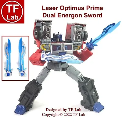 Dual Energon Sword Upgrade Kit:Transformers G2 Laser Optimus Prime Legacy TF-Lab • $13.67