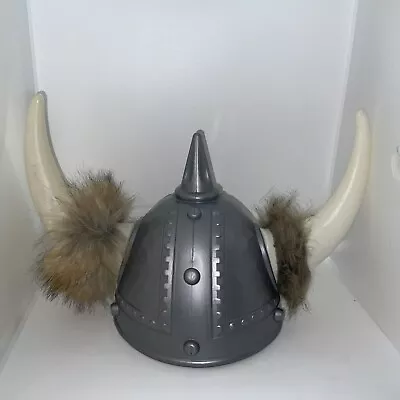 Viking Helmet With Horns  Plastic.    E • $8.99